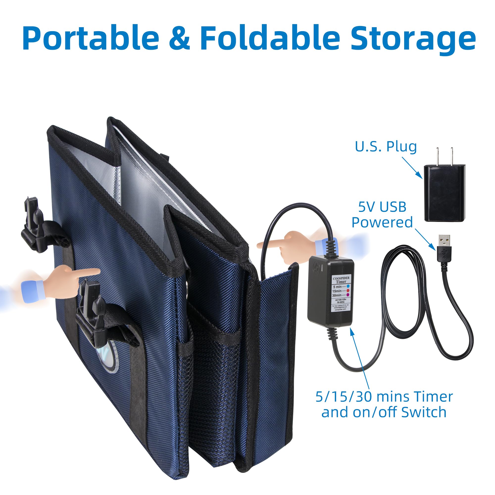 UV Sanitizer Box, 12L Portable Sanitizing