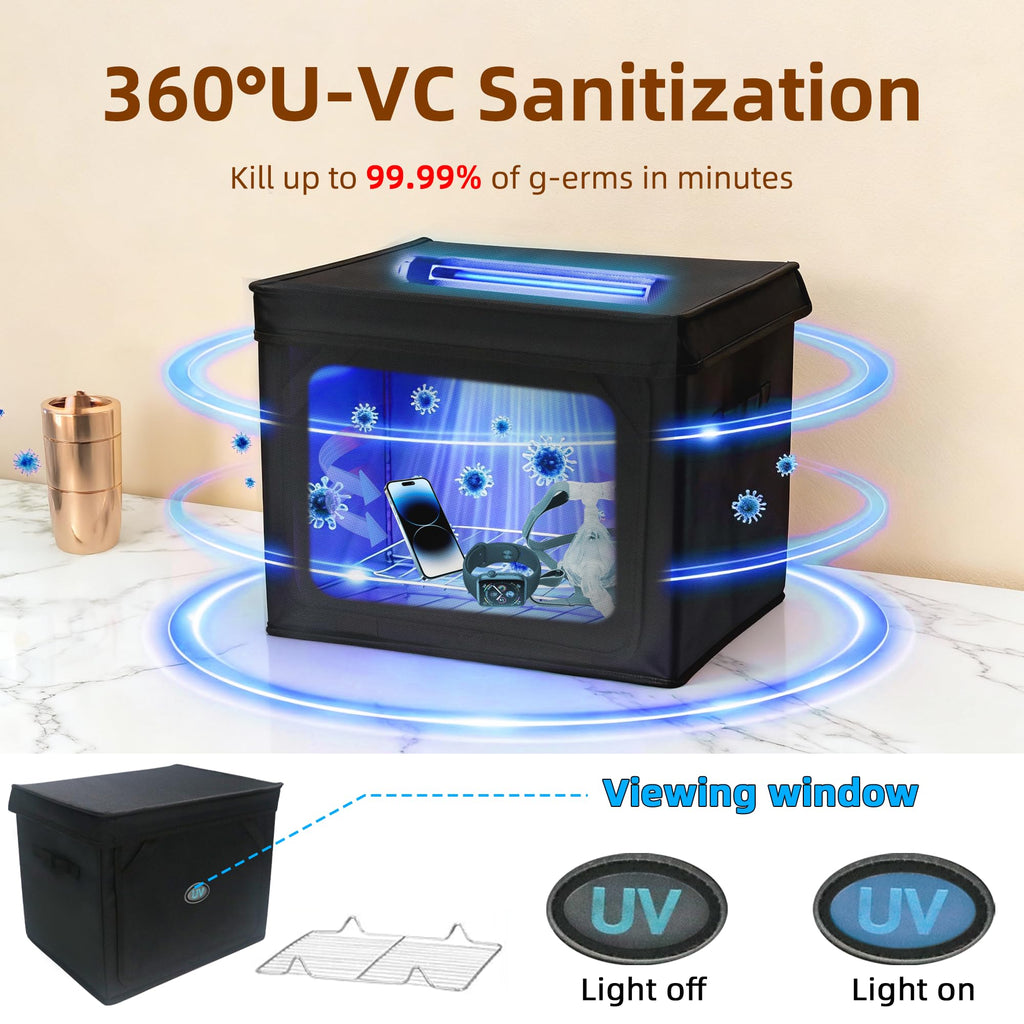 UV Sanitizer Box, 12L Portable Sanitizing