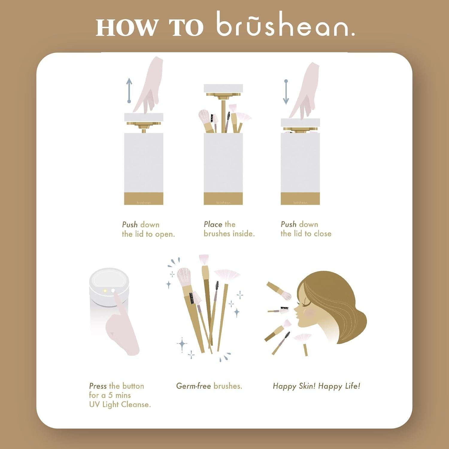 UVC Make-up-Pinsel-Sterilisator