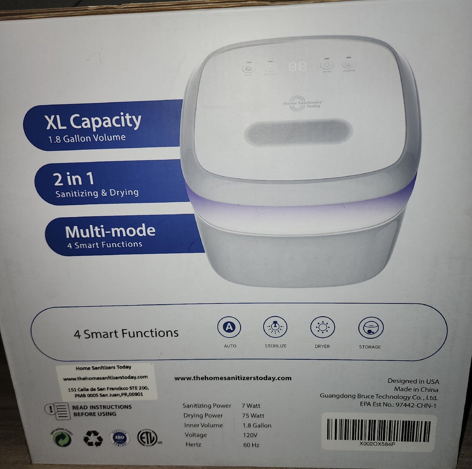 Large Box Home Sanitizer